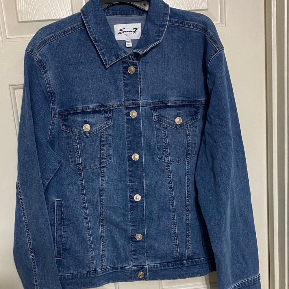 Seven7 Classic Blue Denim Jacket
